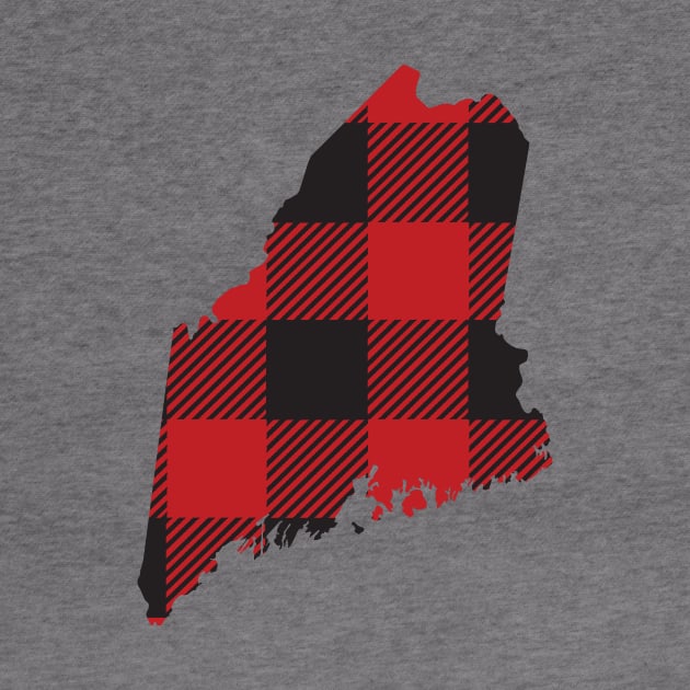 Maine State Flannel Plaid Design by DoctorWatsonDesigns